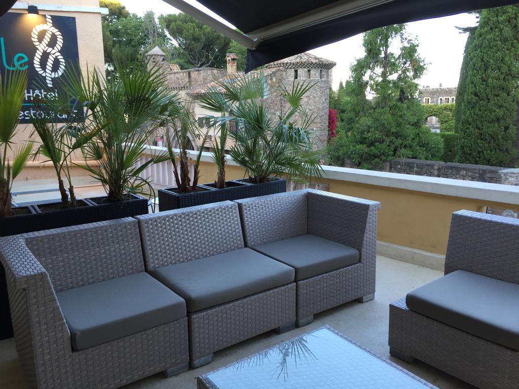 Hotel Restaurant Le 8 Mandelieu Dış mekan fotoğraf